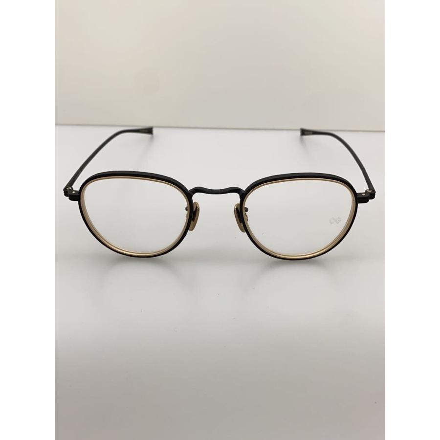 Oliver Goldsmith◇メガネ/ボストン/BLK/CLR/メンズ/46□23-145