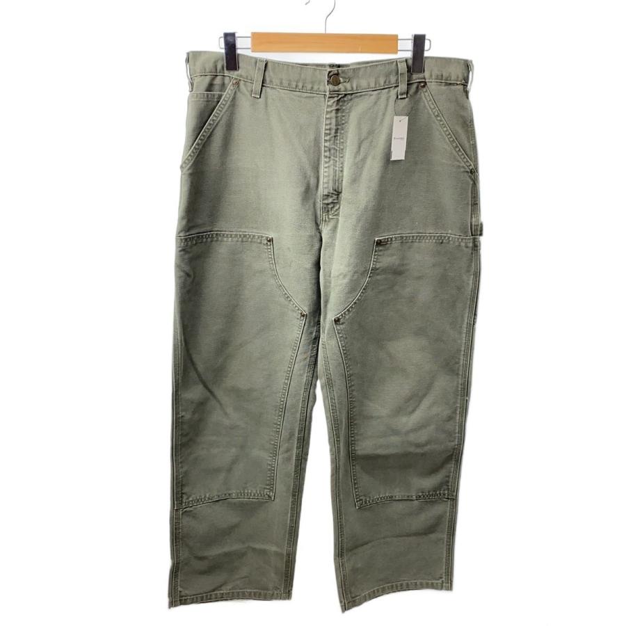 Carhartt◇ペインターパンツ/32/コットン/GRN/無地/B136MOS : セカンド