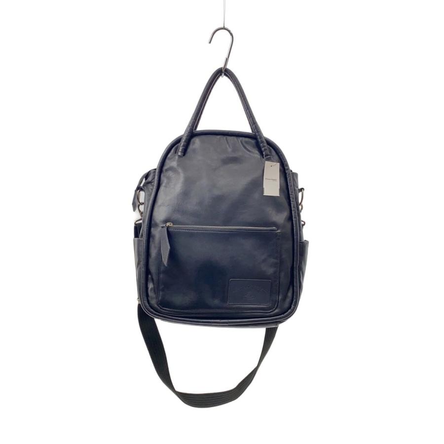 Vivienne Westwood◇ショルダーバッグ/レザー/BLK/無地 : セカンド