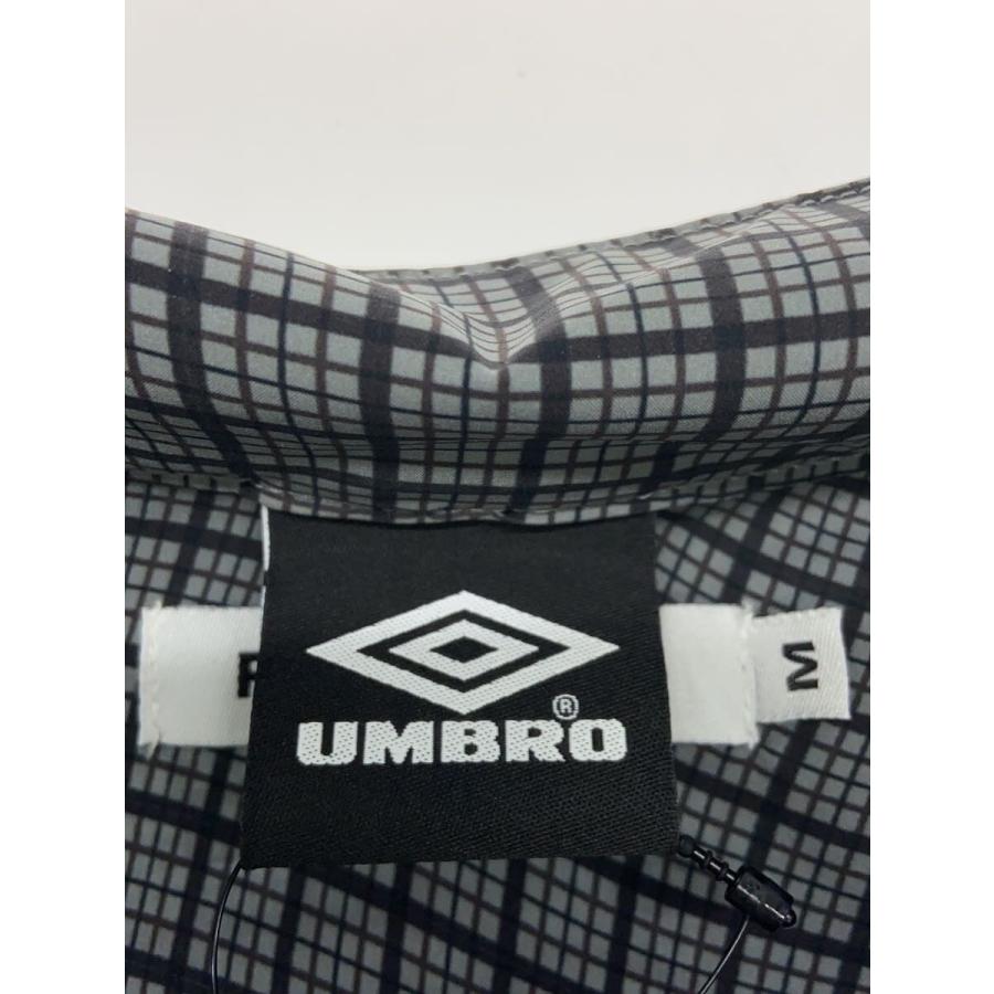 UMBRO◇トラックジャケット/M/ポリエステル/GRY/総柄/24-011-316-0076