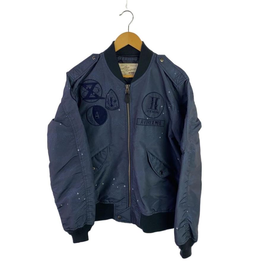 AVIREX◇L-2B/フライトジャケット/XL/ポリエステル/NVY/6182186