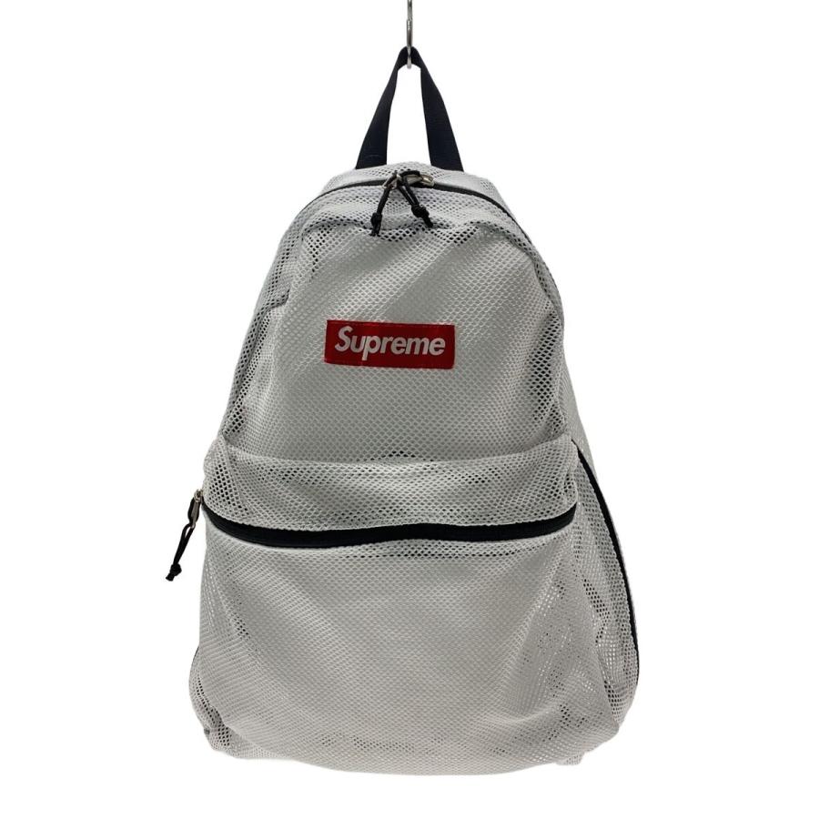 スケートボード 16ss Supreme Mesh Backpack Supreme◇16SS/メッシュバック/リュック/--/WHT : セカンドストリート