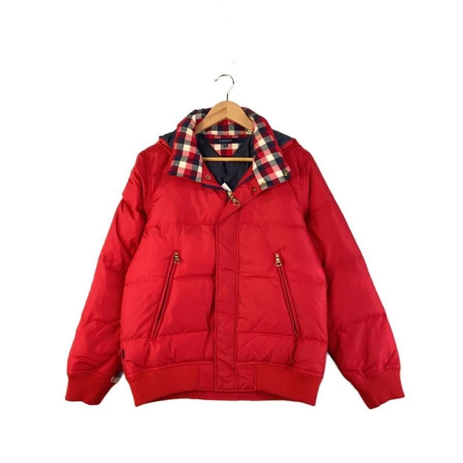 TOMMY HILFIGER◇ダウンジャケット/M/ナイロン/RED/21-4611224-720 
