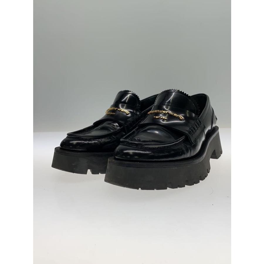 alexanderwang ローファー ブラック 37 Alexander Wang◇Carter/ローファー/38/BLK/履きシワ有// : セカンド