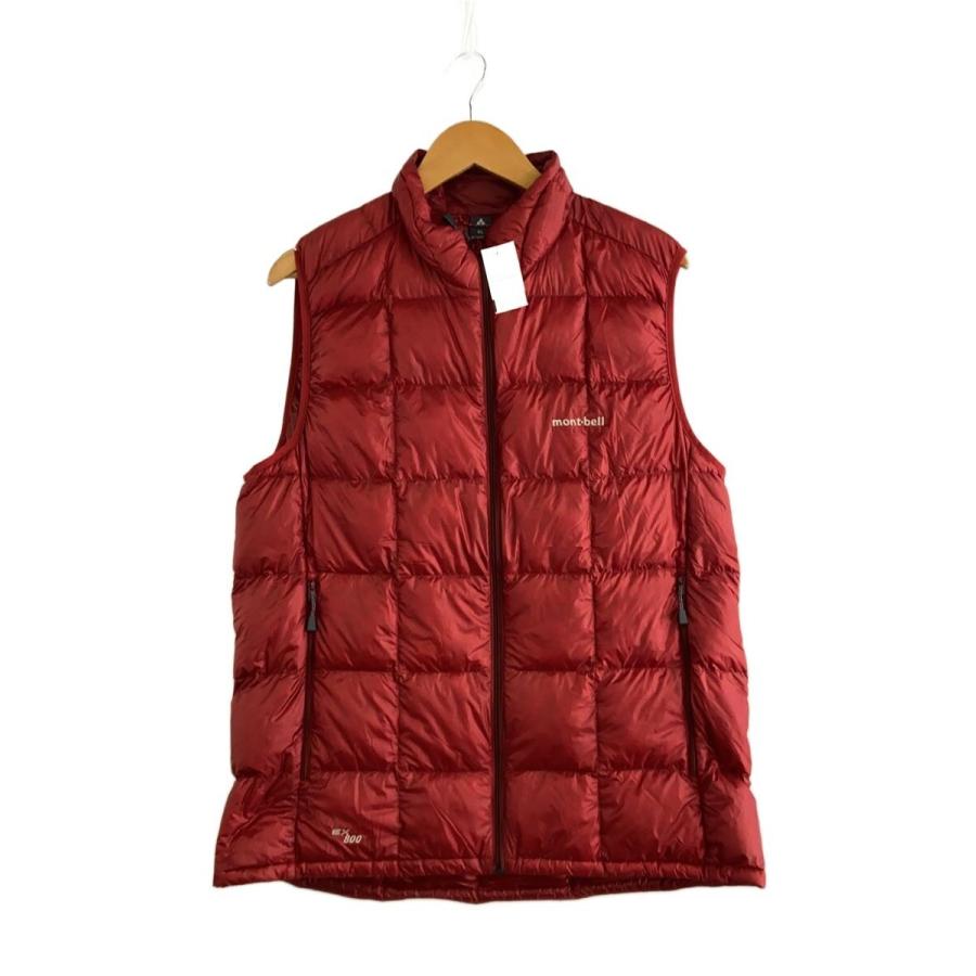mont-bell◇スペリオダウン ベスト MENS/XL/ナイロン/RED// : セカンド
