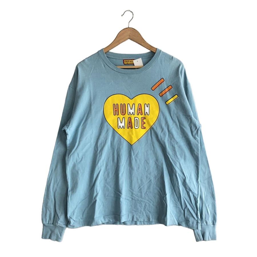 HUMAN MADE◇長袖Tシャツ/L/コットン/BLU/HM31CS042// : セカンド