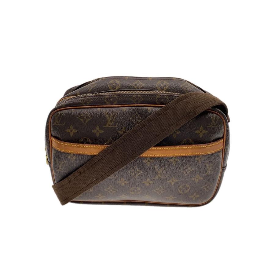 LOUIS VUITTON◇リポーターPM_モノグラム・キャンバス/PVC/BRW/総柄