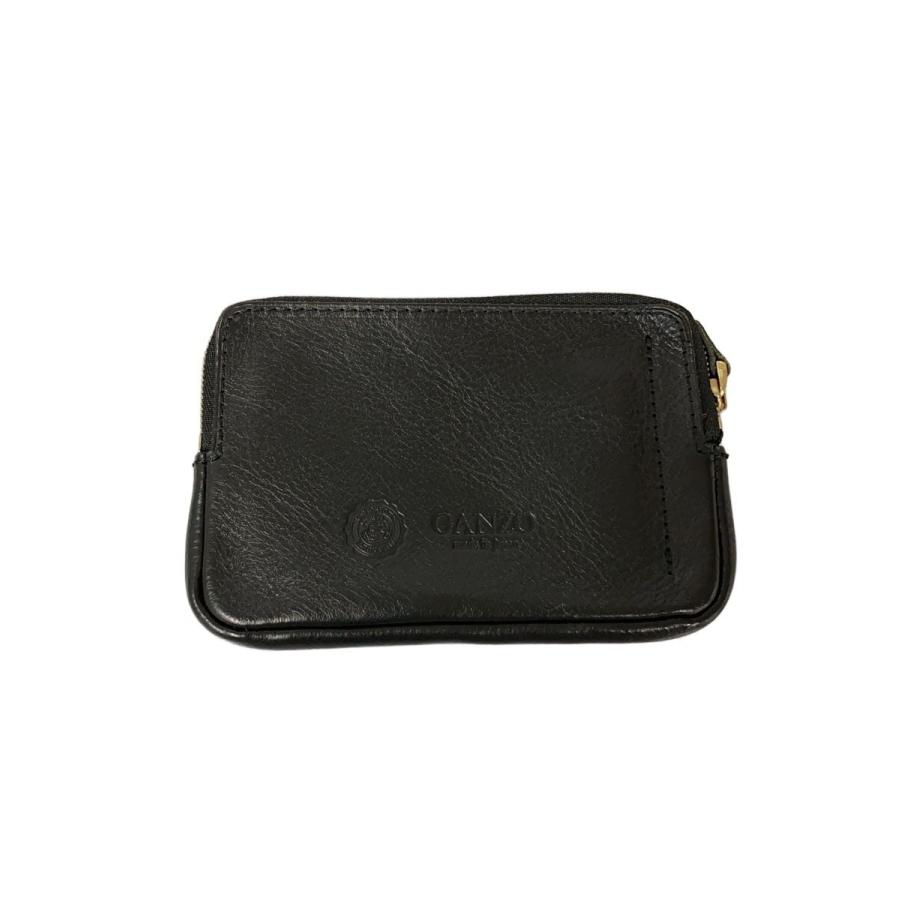 GANZO◇2つ折り財布/レザー/BLK/メンズ : セカンドストリートYahoo!店