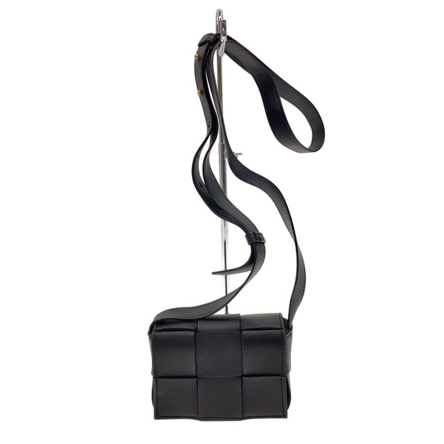 BOTTEGA VENETA◇ショルダーバッグ/レザー/BLK : セカンドストリート
