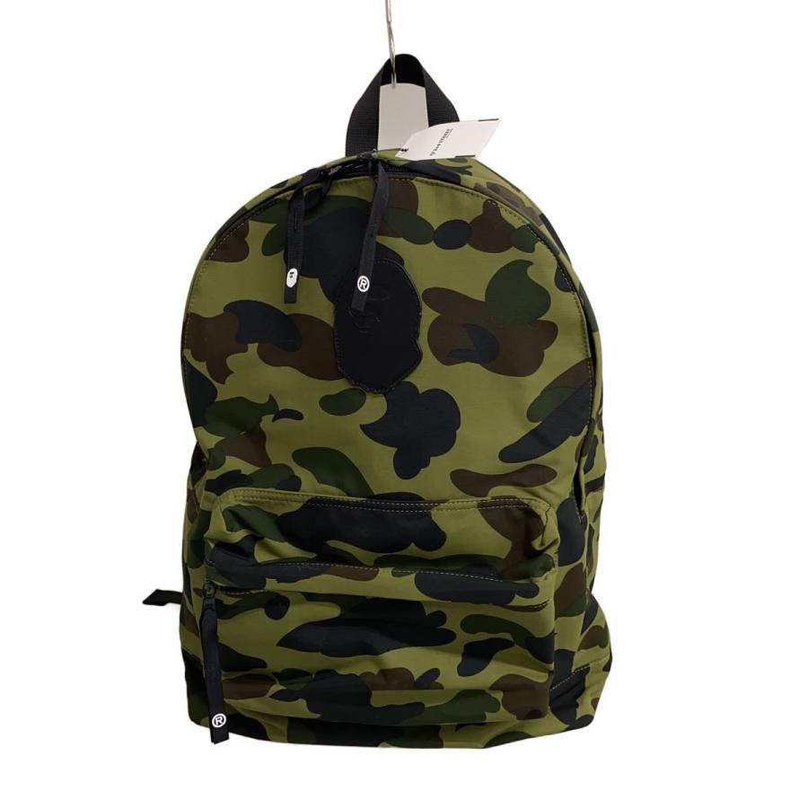 A BATHING APE◇1ST CAMO APE HEAD PATCH DAYPACK TRAVEL/リュック 