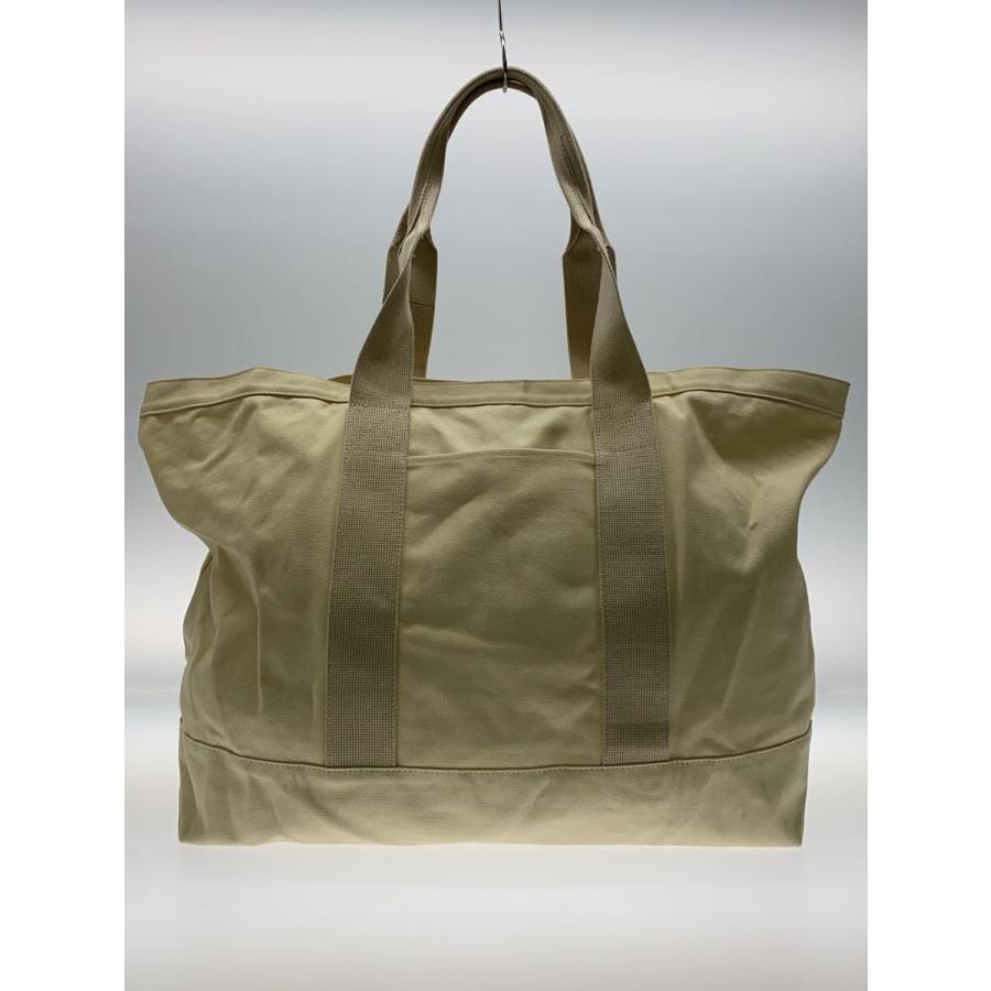 STUSSY◇CANVAS EXTRA LARGE TOTE BAG/トートバッグ/キャンバス/IVO