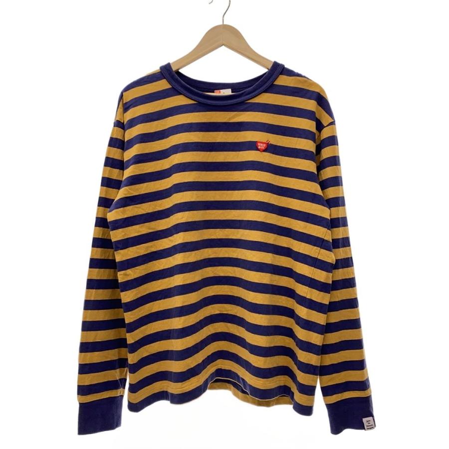 HUMAN MADE ボーダー 長袖Tシャツ S HUMAN MADE◇長袖Tシャツ/XL