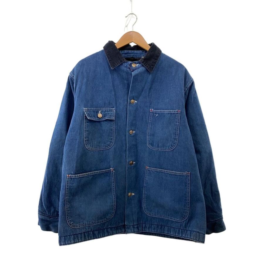 1*1様 70〜80's 襟コーデュロイカバーオール 70s/ely/カバーオール/襟コーデュロイ/Gジャン/44/デニム/IDG