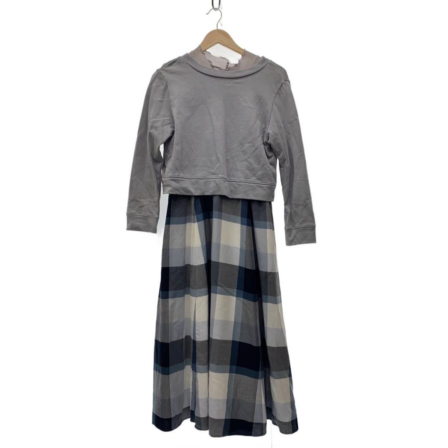 BLUE LABEL CRESTBRIDGE◇ドッキング長袖ワンピース/スウェットセット