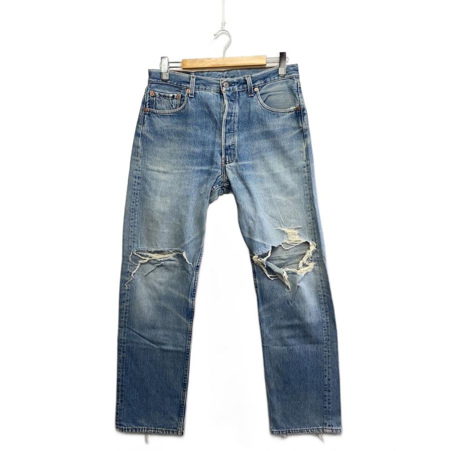 Levi's◇90S/501/MADE IN USA/ボタン裏501/ストレートデニムパンツ/34