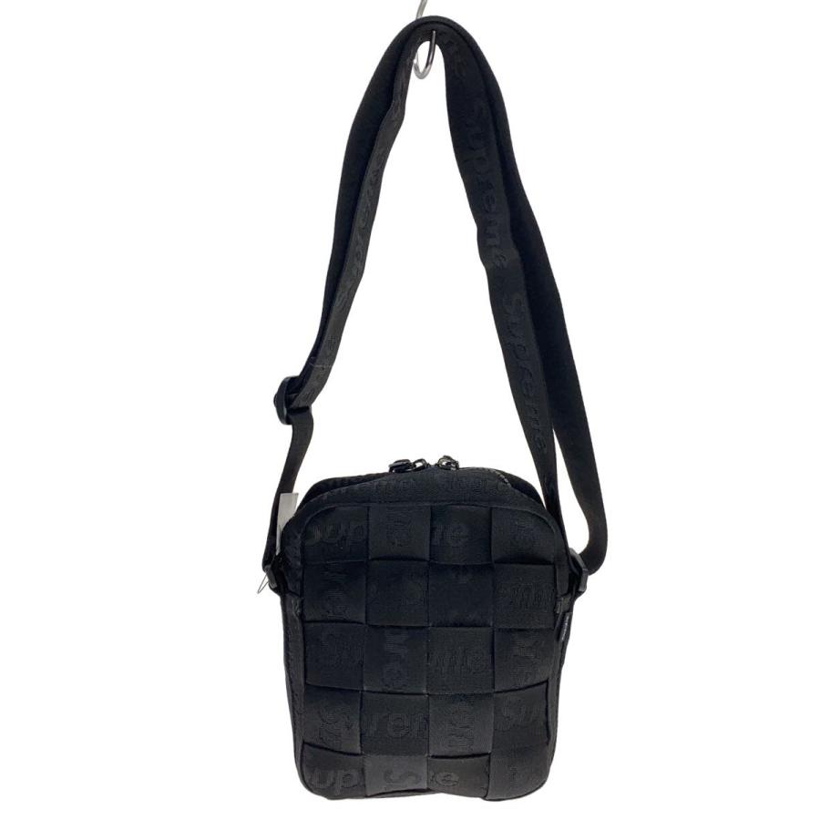 Supreme◇Woven shoulder bag/ショルダーバッグ/--/BLK// : セカンド