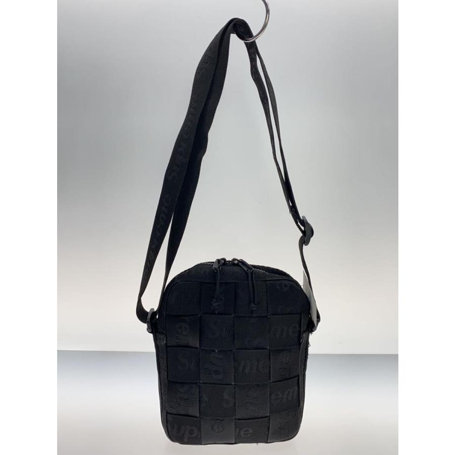 Supreme◇Woven shoulder bag/ショルダーバッグ/--/BLK// : セカンド