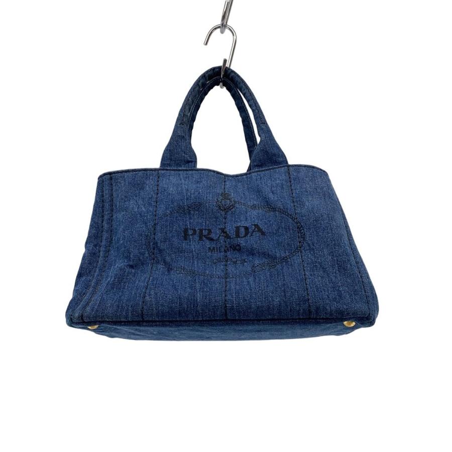 PRADA / トートバッグ/デニム/IDG/無地 PRADA◇トートバッグ/デニム/IDG/無地 : セカンドストリートYahoo!店
