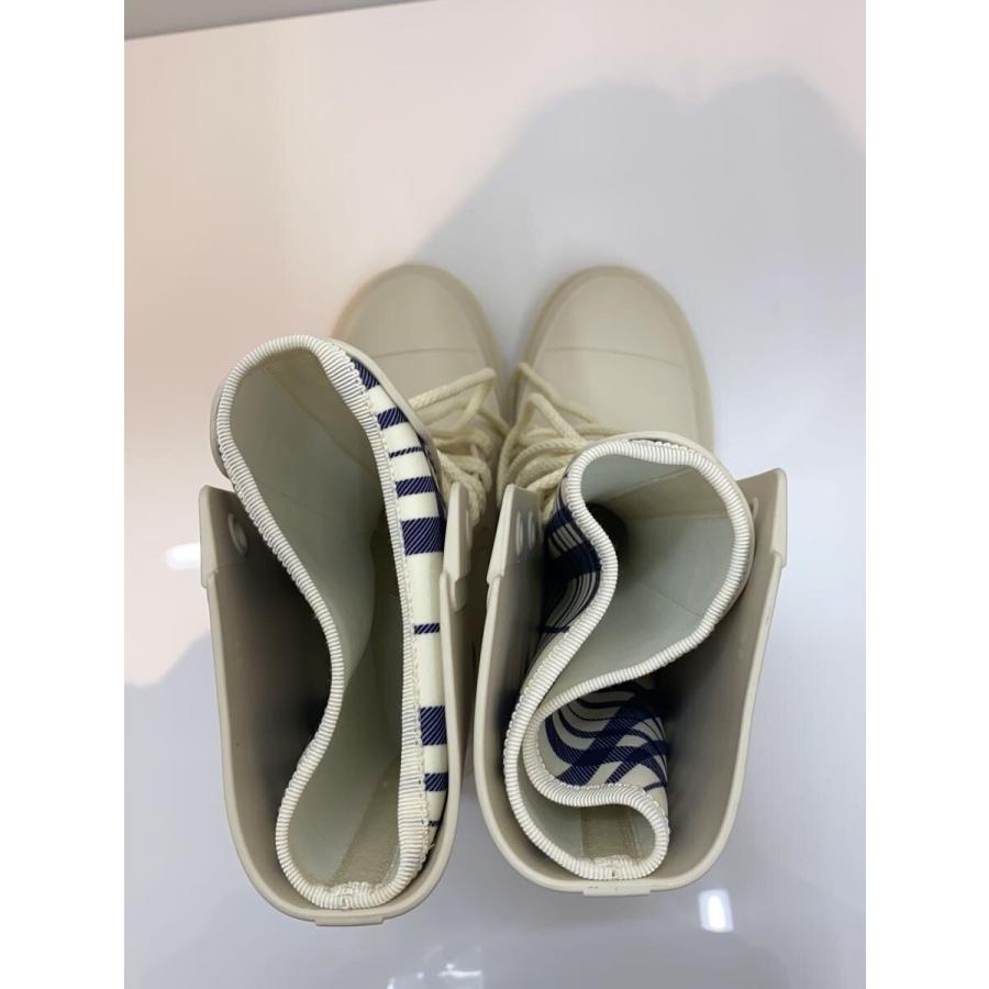 Christian Dior◇DIOR CAMP ラバーブーツ/レインブーツ/ホワイト 