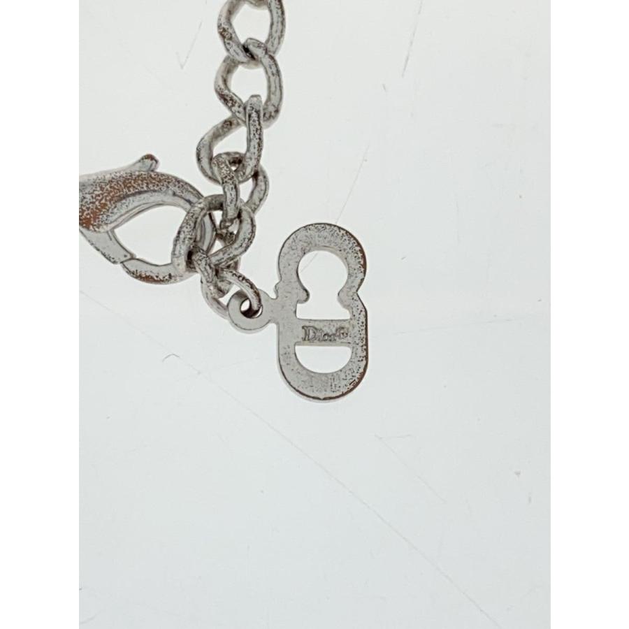 ◆Christian Dior ロゴチャーム　ネックレス Christian Dior◇ロゴチャーム/ネックレス/シルバー/トップ有