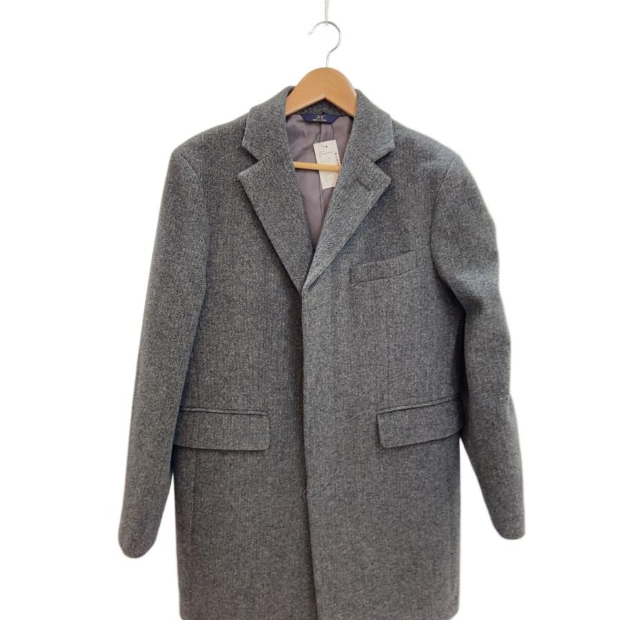 BROOKS BROTHERS◇チェスターコート/36/ウール/グレー : セカンド