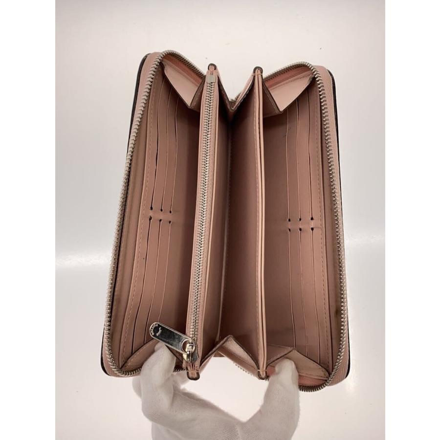 LOUIS VUITTON◇ジッピー・ウォレット_マヒナ/牛革/ピンク/レディース