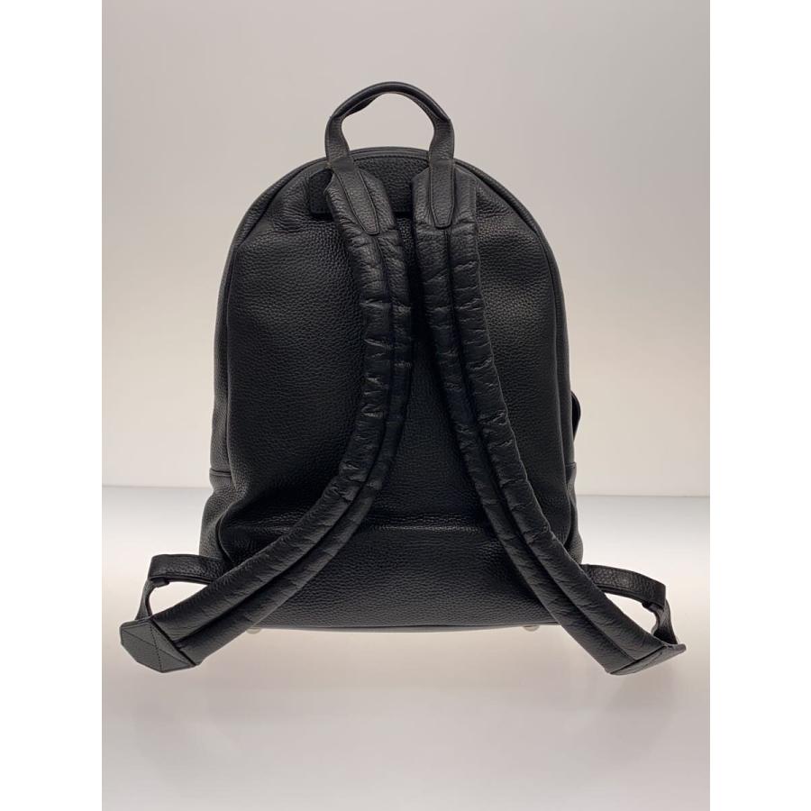 LOUIS VUITTON◇リュック/レザー/ブラック/無地/M42687 : セカンド