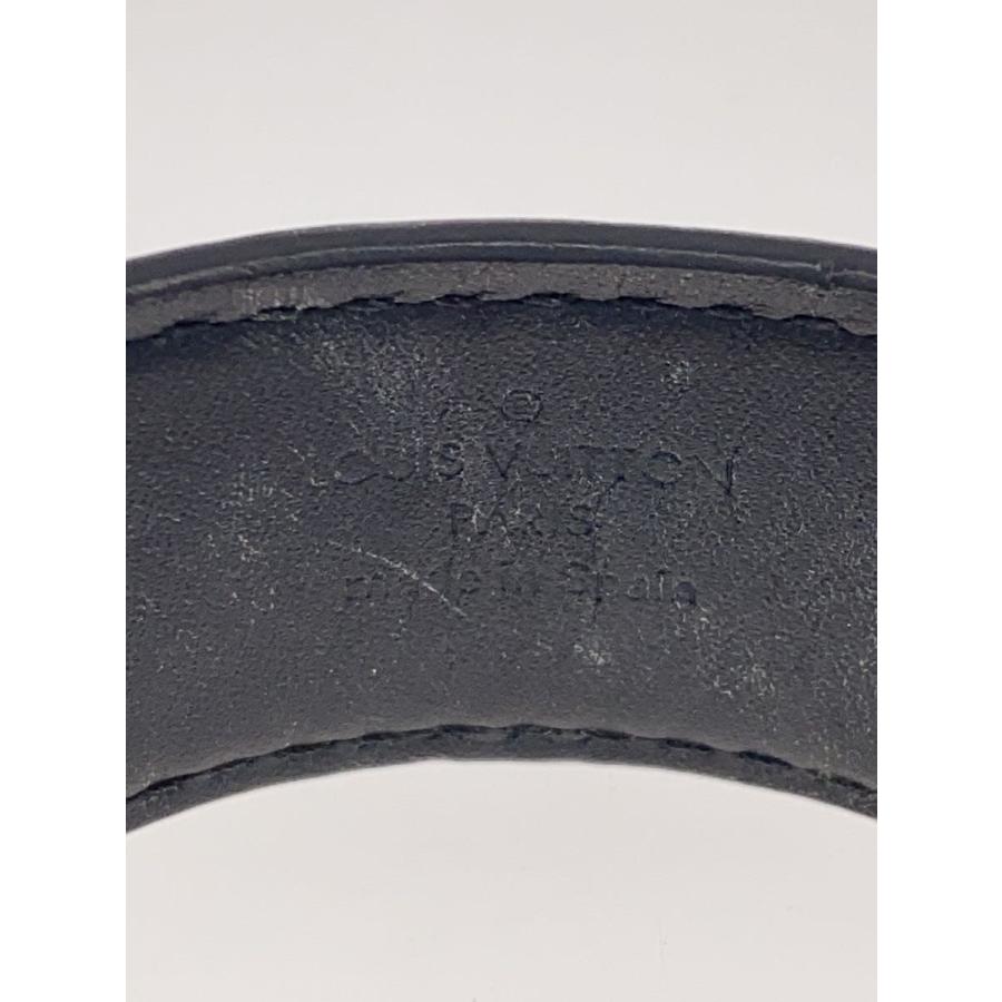 美品　Louis Vuitton ブラックレザーバングル ⭐️早い者勝ち⭐️ LOUIS VUITTON◇バングル/レザー/ブラック/レディース/BC1194