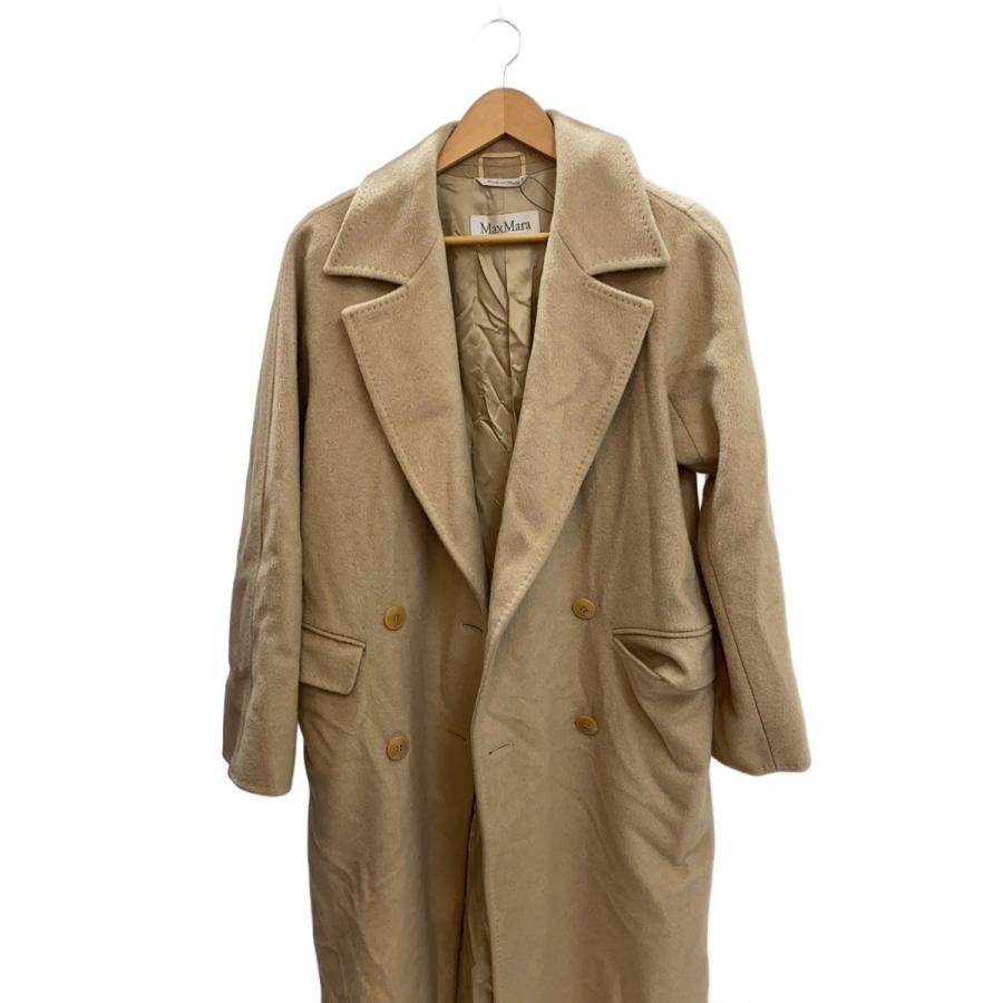 MAX MARA◇コート/36/キャメル/ベージュ/無地/TIC1001 : セカンド