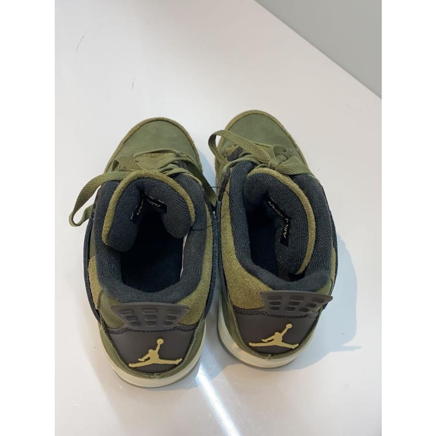 NIKE◇AIR JORDAN 4 RETRO_エアジョーダン レトロ/25cm/カーキ