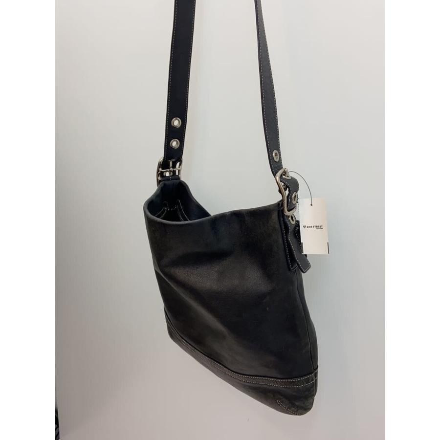 COACH◇ショルダーバッグ/レザー/ブラック/A1051-F01414 : セカンド