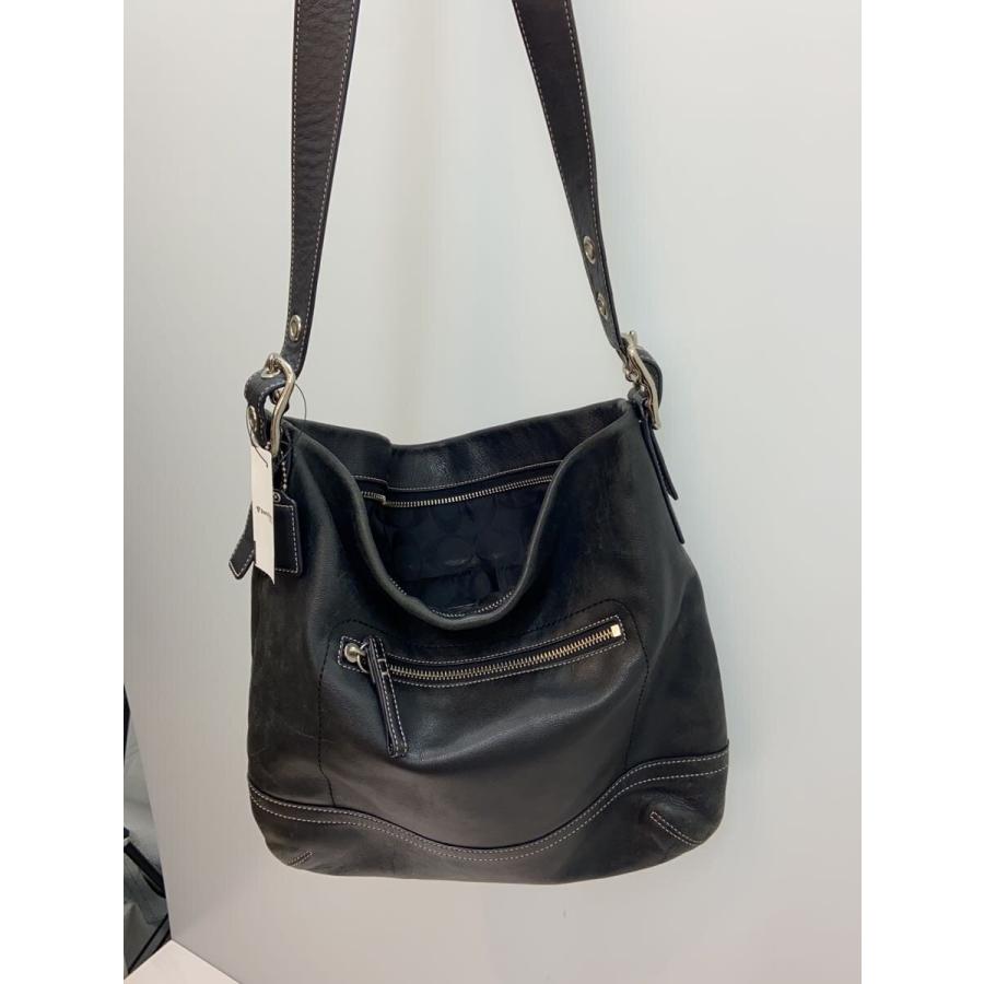 Furucari 　Coach ブラック ショルダーバッグ COACH(コーチ) / ショルダーバッグ_ブラック/レザー/BLK/F01414 | 中古