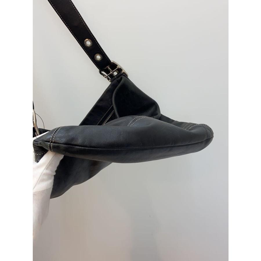 【未使用】coach ショルダーバッグ オールレザー 黒 斜め掛け フリンジ COACH◇ショルダーバッグ/レザー/ブラック/A1051-F01414 : セカンド