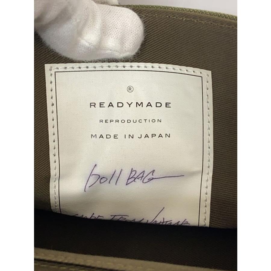 READYMADE◆Doll BAG/ショルダーバッグ/キャンバス/カーキ//_4
