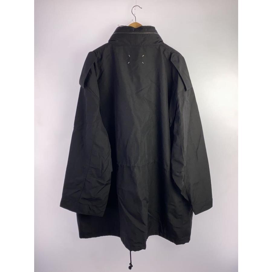 Maison Margiela◇INVITATION ZIP COAT/38/ポリエステル/ブラック