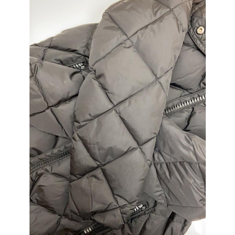 MONCLER◇ロングダウンジャケット/0/ナイロン/ブラック/49305-00-54155