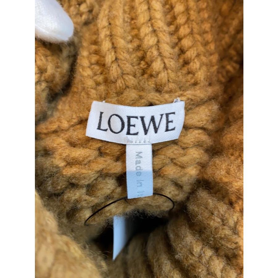 LOEWE◆LOEWE/ニット・セーター(厚手)/XS/ウール/キャメル/無地//_2