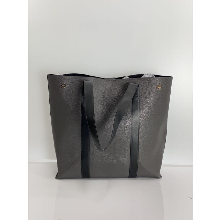 BALLY◇トートバッグ/レザー/GRY// : セカンドストリートYahoo!店 