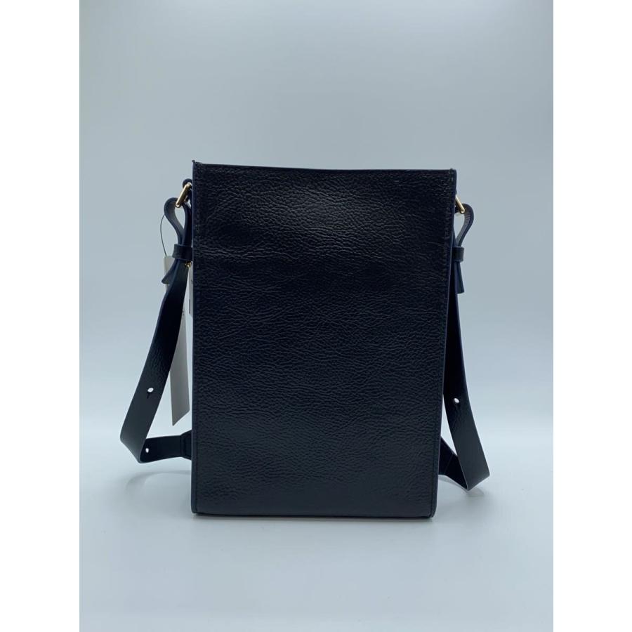 UNIQLO◇ショルダーバッグ/レザー/BLK/無地/261-448578 : セカンド