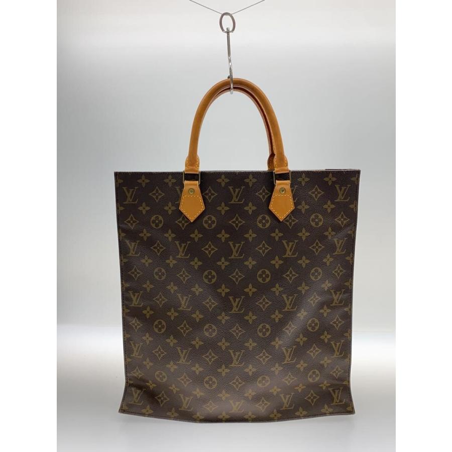 LOUIS VUITTON◆1)サック・プラ_モノグラム・キャンバス/PVC/BRW_2