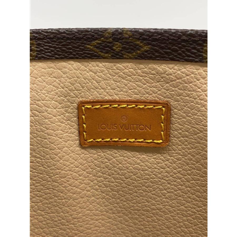 LOUIS VUITTON◆1)サック・プラ_モノグラム・キャンバス/PVC/BRW_4