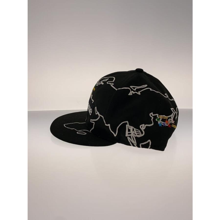 Supreme◇Supreme Worldwide Box logo/キャップ/--/コットン/BLK/総柄