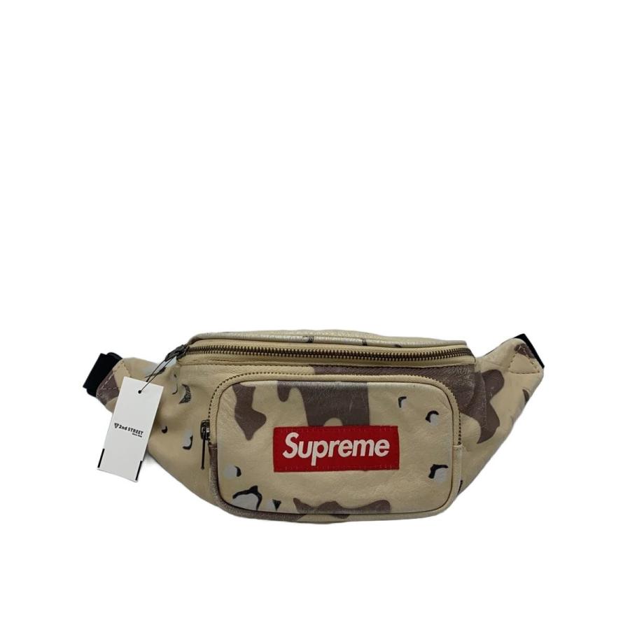 Supreme◇17SS Leather Waist Bag Desert Camo/レザー/BRW/カモフラ