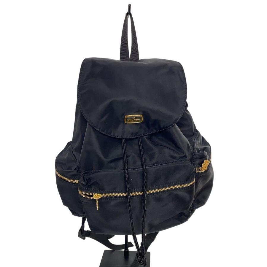 MARY QUANT◇リュック/ナイロン/ブラック/ミニリュック/バックパック