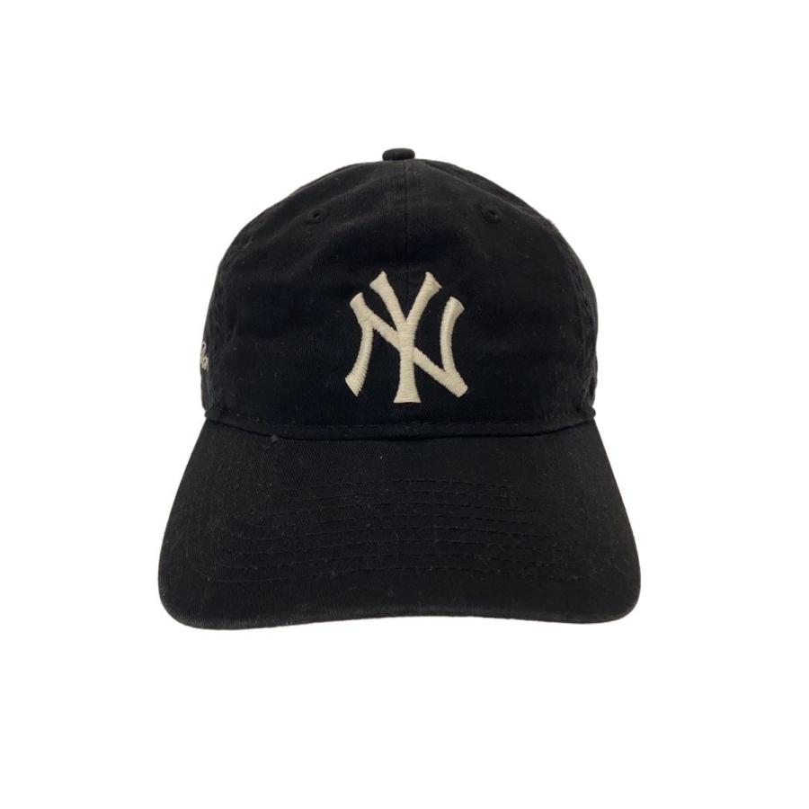 AIME LEON DORE◇ベースボールキャップ/F/ブラック/ニューヨーク