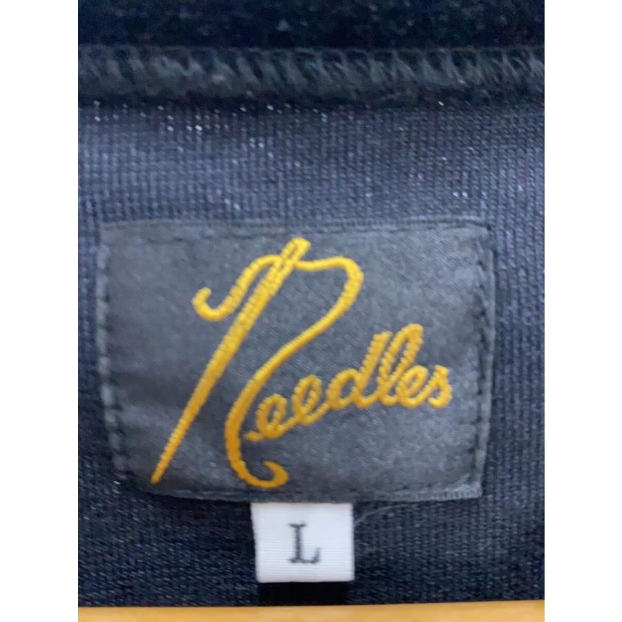 Needles◇Rib Collar Track Jacket/ベロアジャージ/L/ブラック/RW323