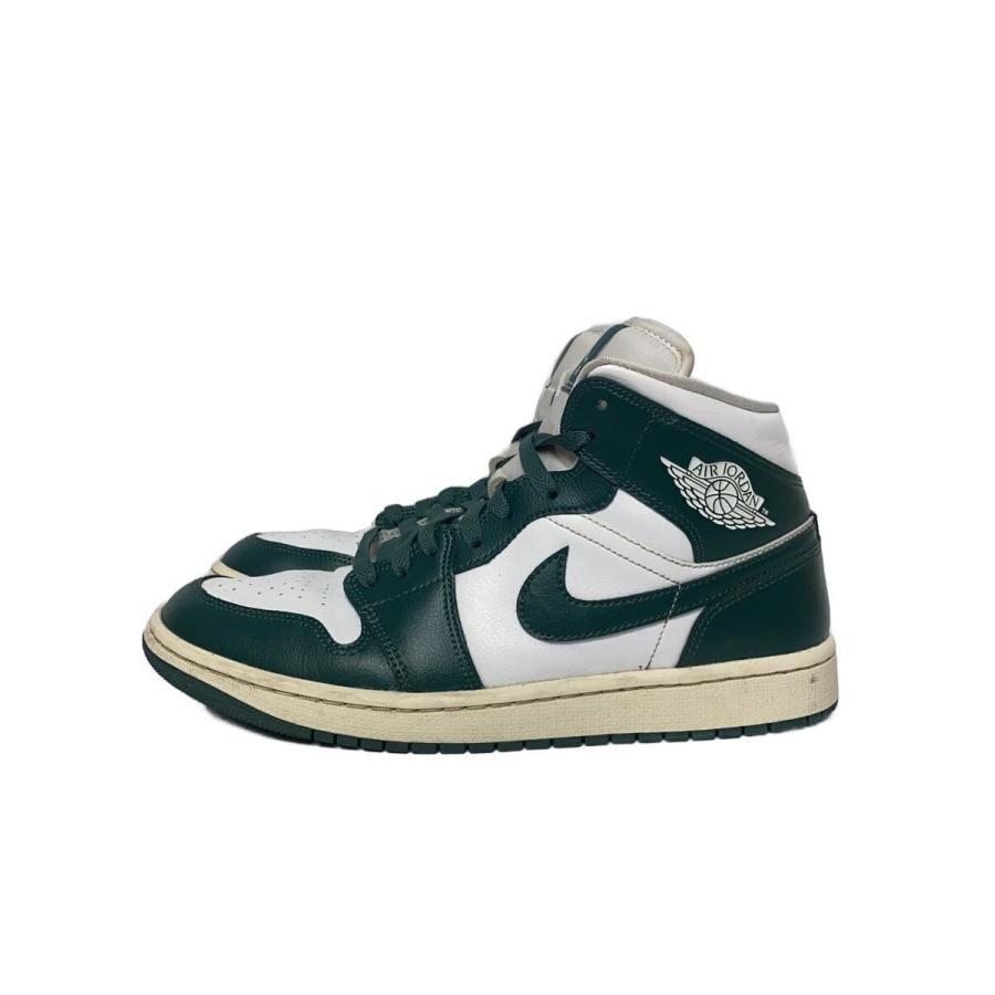 NIKE◇AIR JORDAN 1 MID_エア ジョーダン ミッド/27.5cm/グリーン