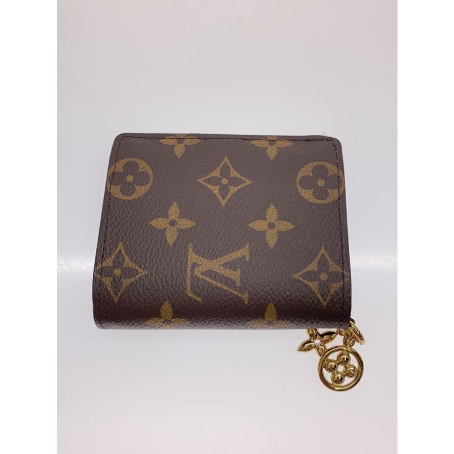 LOUIS VUITTON　ブラウン　二つ折り財布 LOUIS VUITTON◇ポケットウォレット・LVチャーム/2つ折り財布/ブラウン