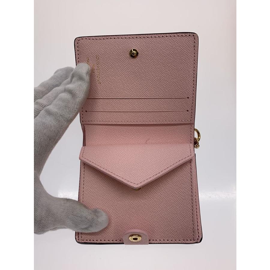 LOUIS VUITTON◇ポケットウォレット・LVチャーム/2つ折り財布/ブラウン