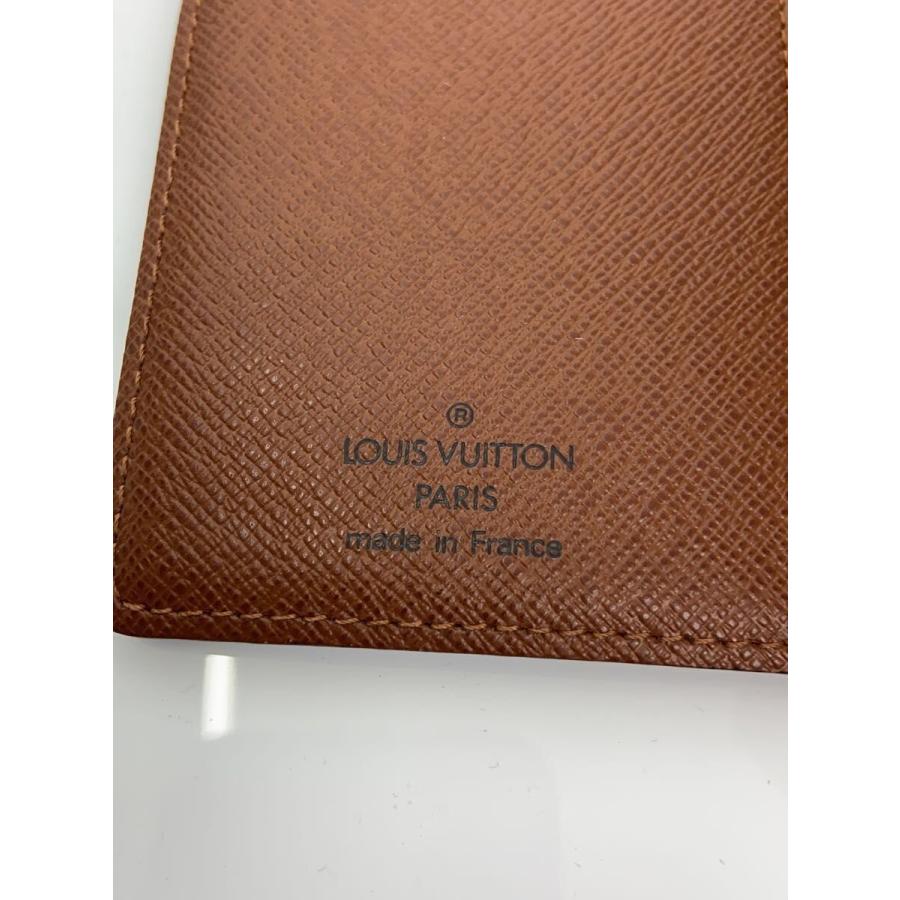 LOUIS VUITTON◇アジェンダPM_モノグラム・キャンバス/レザー/BRW/総柄